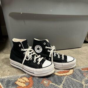 Converse Black and White High-Top Sneakers